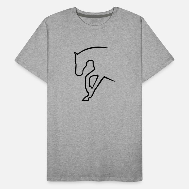 Cheval de l’Ouest T-shirt bio Premium Homme