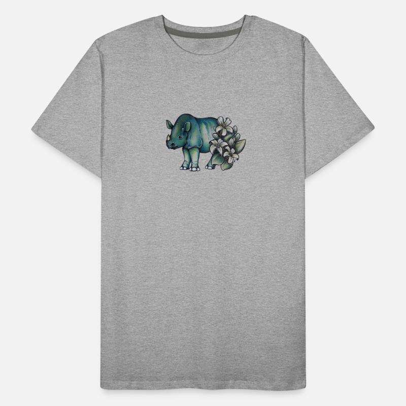 Java-Nashorn Männer Premium Bio T-Shirt