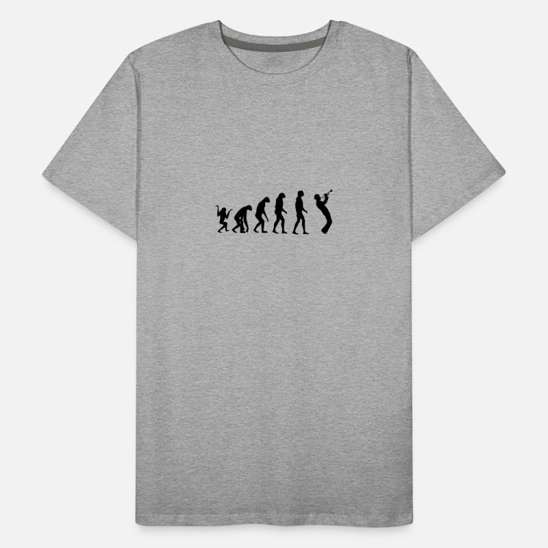 évolution trompette T-shirt bio Premium Homme