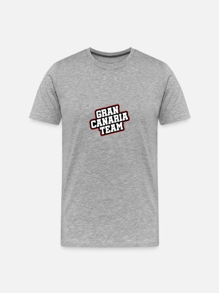 Gran Canaria Team - Männer Premium Bio T-Shirt - Grau meliert