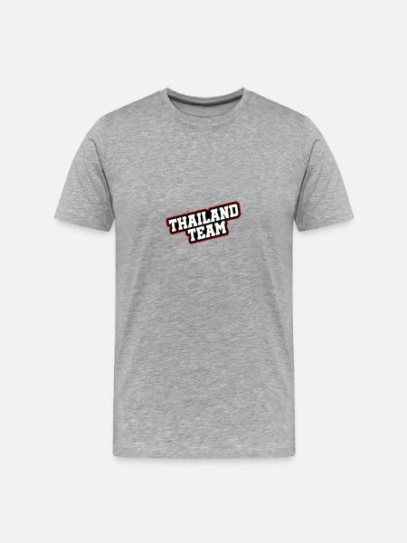 Thailand Team - Men's Premium Organic T-Shirt - heather grey