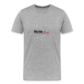 Polterabend 2024 - Männer Premium Bio T-Shirt - Grau meliert - Vorne - Damien (186cm)