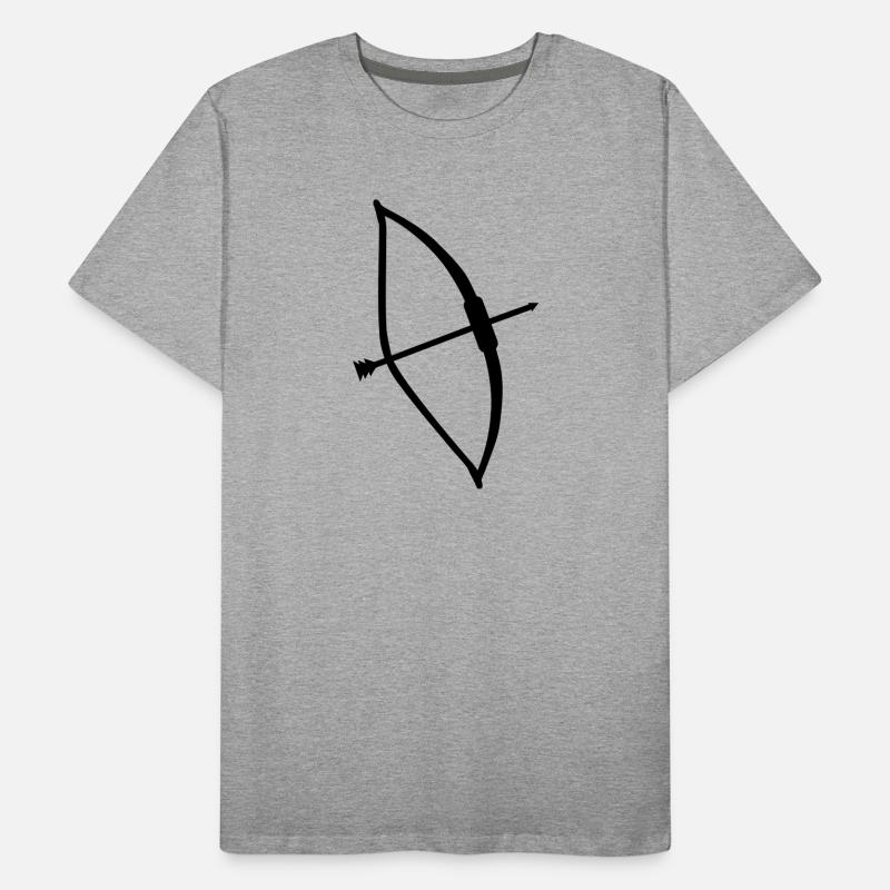 Flèche Arc T-shirt bio Premium Homme