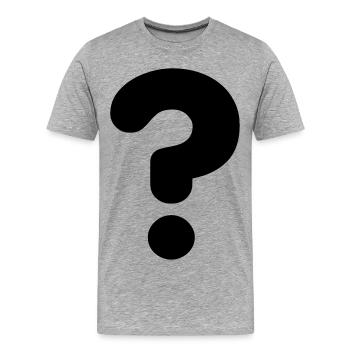 Point d’interrogation de l’image # - T-shirt bio Premium Homme - gris chiné - Devant - Damien (186cm)