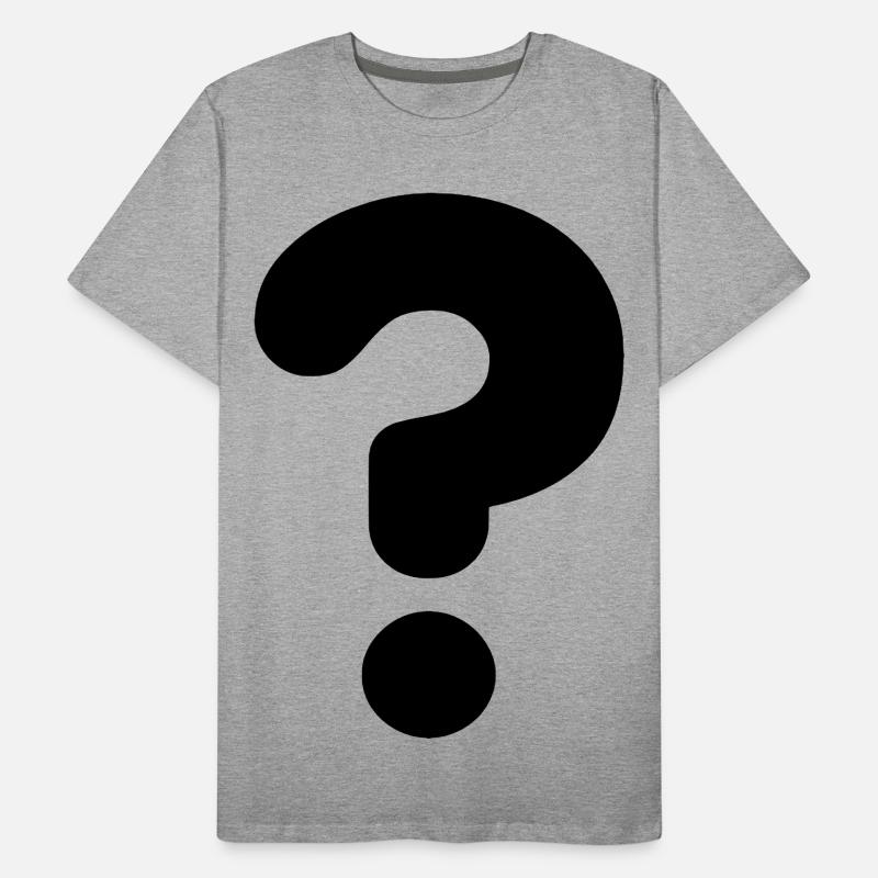 Image question mark # Men's Premium Organic T-Shirt