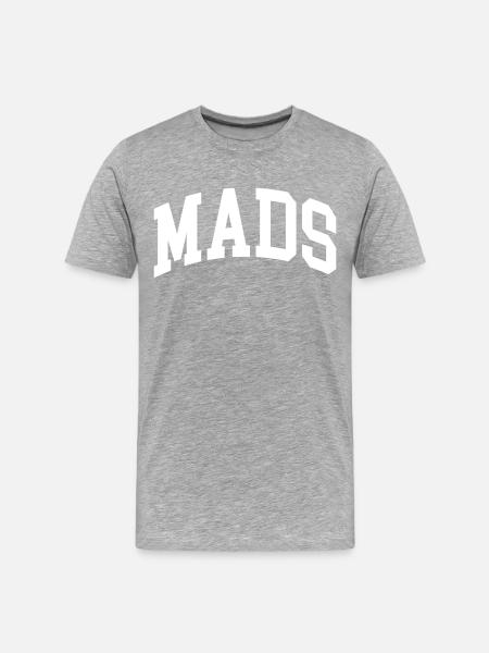 Mads - Männer Premium Bio T-Shirt - Grau meliert