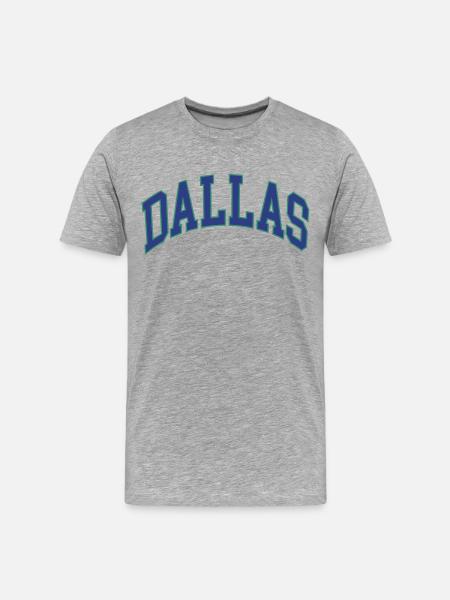 Dallas - Men's Premium Organic T-Shirt - heather grey