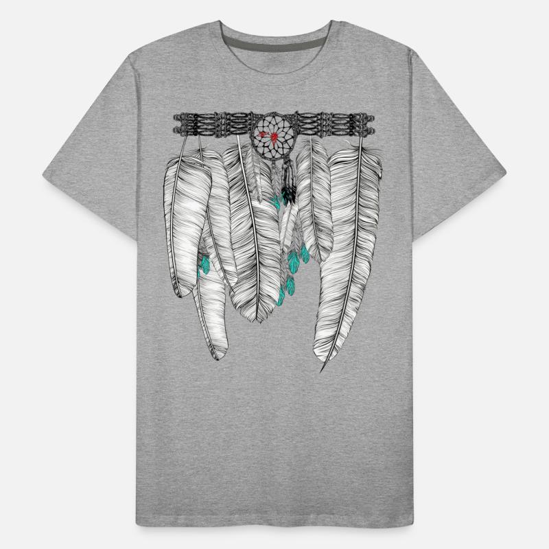 Feather Men's Premium Organic T-Shirt