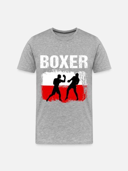 Boxen Polen Boxer - Männer Premium Bio T-Shirt -