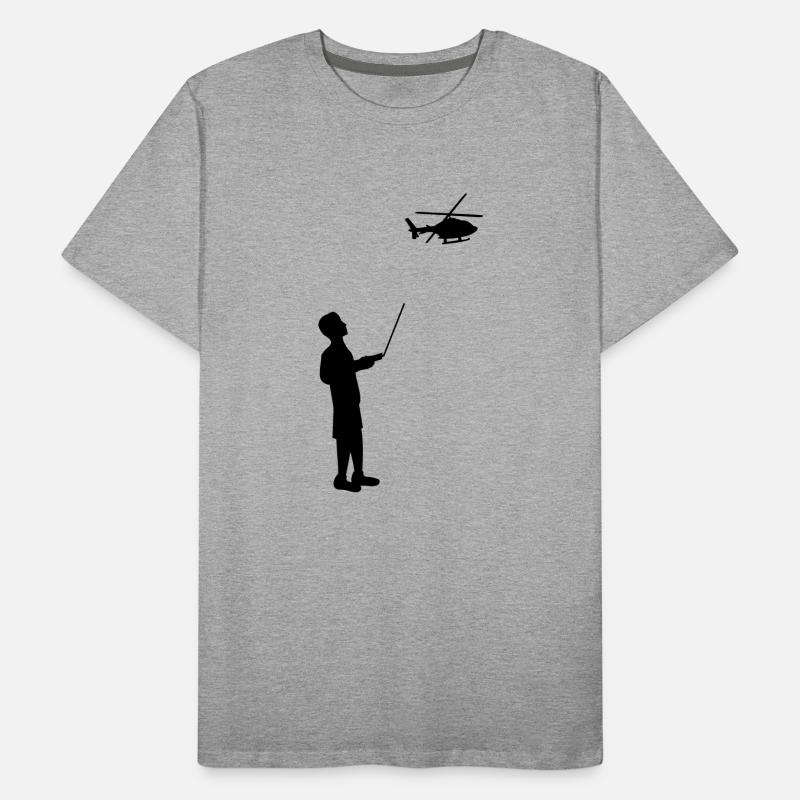 Remote-controlled model helicopter remote control Men's Premium Organic T-Shirt