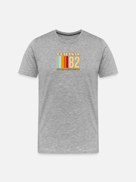 Original 82 Limited Edition Palette - Men's Premium Organic T-Shirt - heather grey