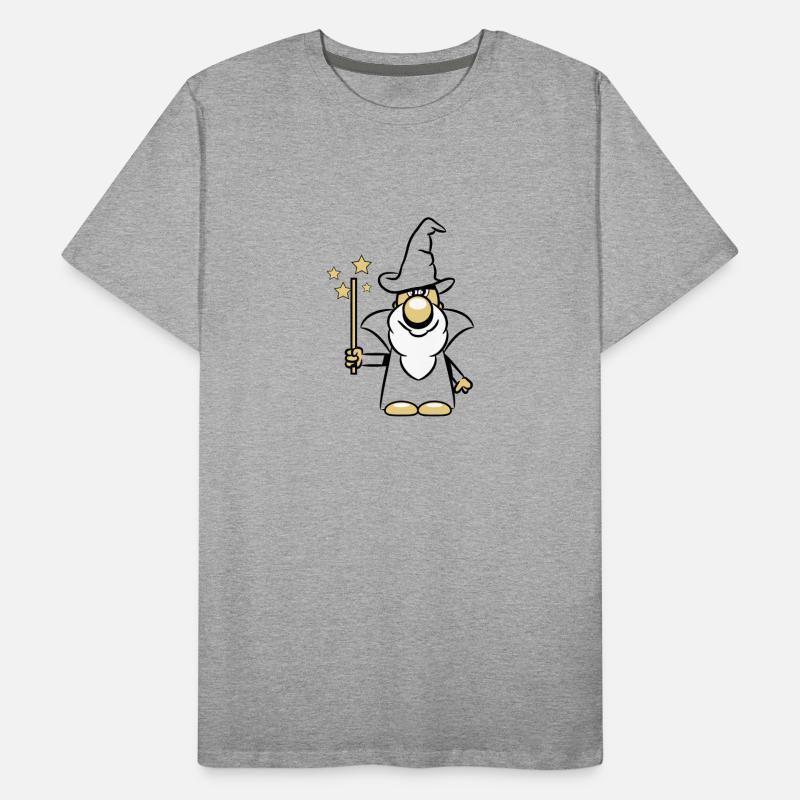 Wizard magic wand magic Hat Men's Premium Organic T-Shirt