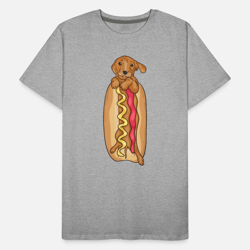 Wursthund Männer Premium Bio T-Shirt