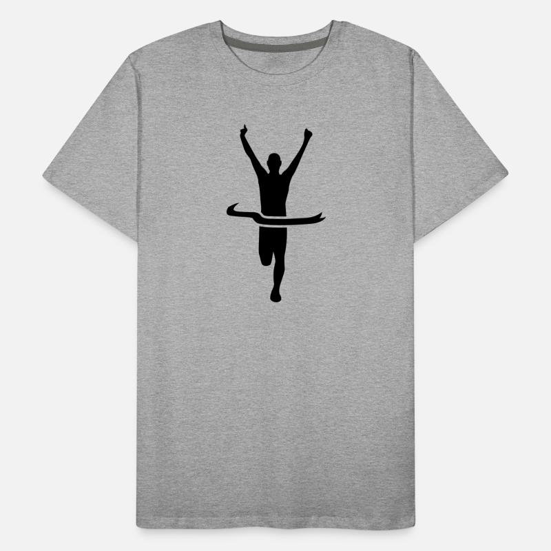 Sieger Gewinner Männer Premium Bio T-Shirt