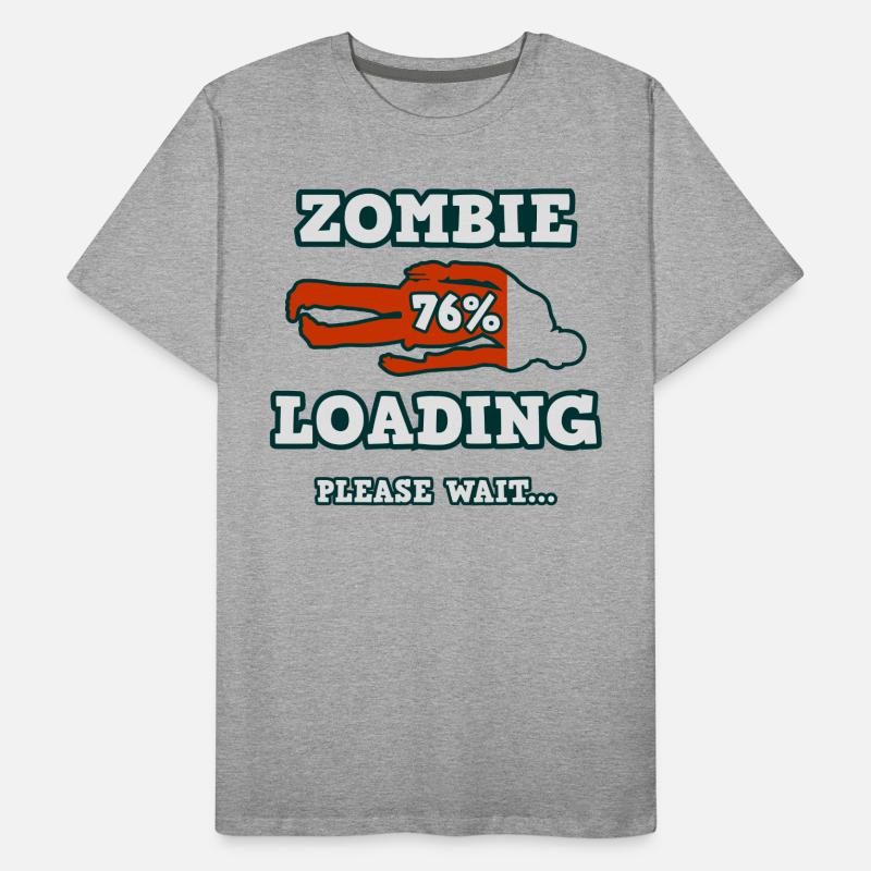 Loading Zombie - Please wait... Men's Premium Organic T-Shirt