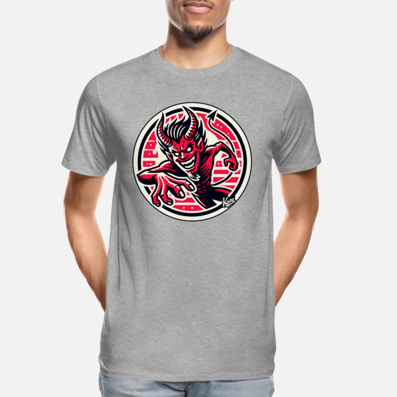 Agile Evil Devilish Devil Devil Devil Men's Premium Organic T-Shirt
