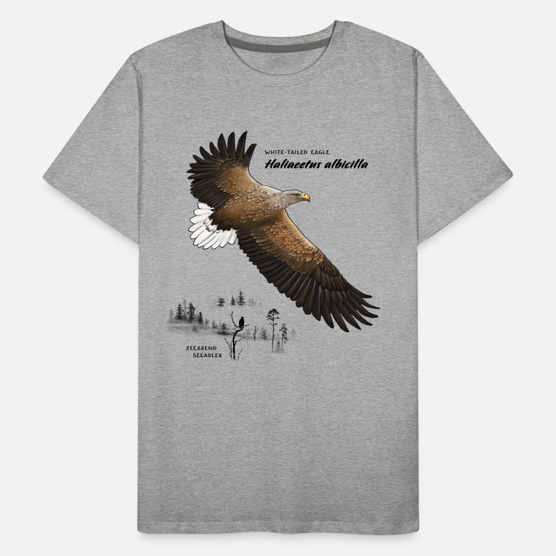 Pygargue à queue blanche T-shirt bio Premium Homme