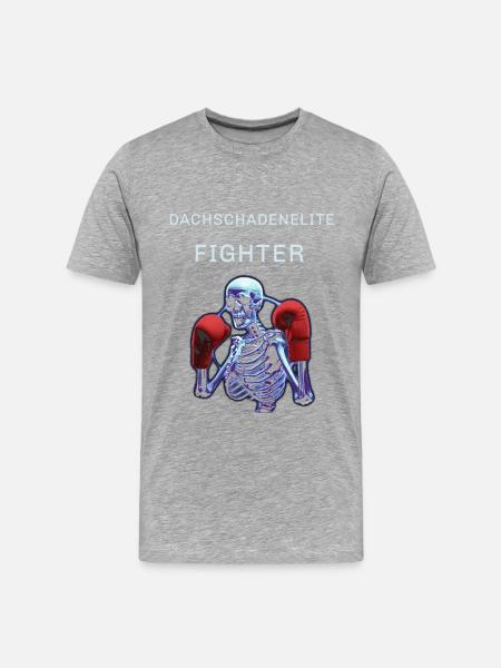Dachschadenelite Fighter - Männer Premium Bio T-Shirt -