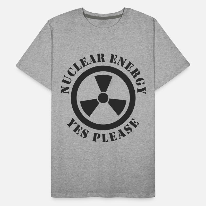 Kernenergie, Ja bitte, Atomkraft Männer Premium Bio T-Shirt