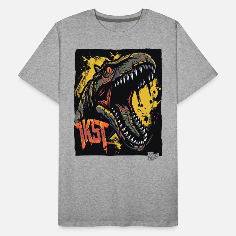 Big Teeth: Ancient Predator Dinosaur Men's Premium Organic T-Shirt