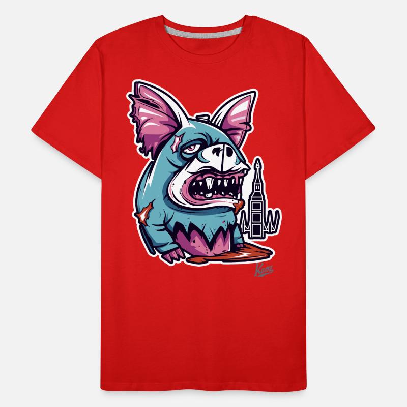 Créature monstrueuse T-shirt bio Premium Homme