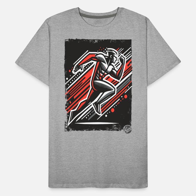 Dynamic Runner Men's Premium Organic T-Shirt