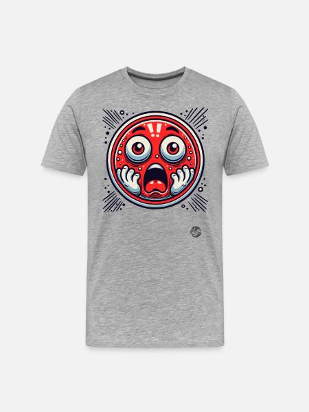 Shocking, oh no! - Men's Premium Organic T-Shirt - heather grey