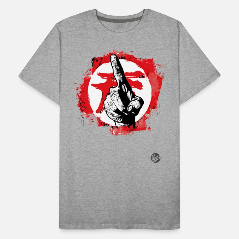 pointer avec l’index T-shirt bio Premium Homme
