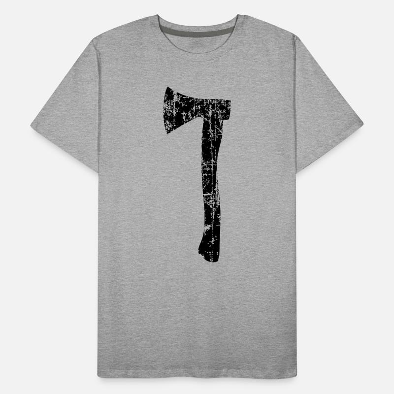 Beil oder Axt (Vintage) Männer Premium Bio T-Shirt