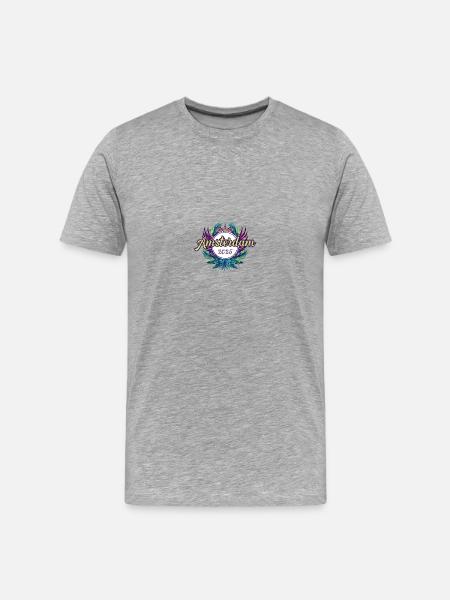 Amsterdam 2025 Team - Men's Premium Organic T-Shirt - heather grey