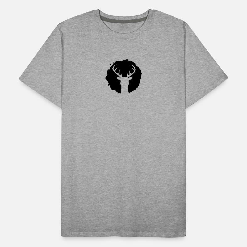 Deer Patch Men's Premium Organic T-Shirt