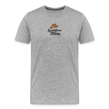 squardance - T-shirt bio Premium Homme - gris chiné - Devant - Damien (186cm)