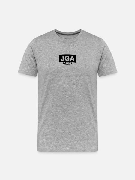 Bachelor Party Crew - Emblem - Men's Premium Organic T-Shirt - heather grey