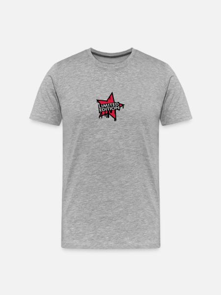 Limited Edition Star - T-shirt bio Premium Homme - gris chiné