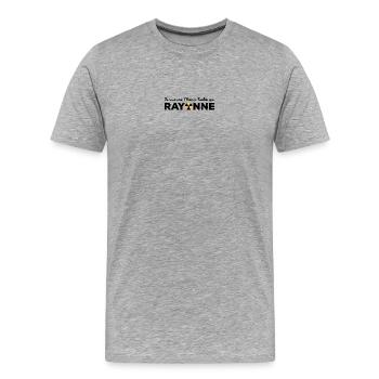 Je suis une manip radio qui rayonne Radiologie - T-shirt bio Premium Homme - gris chiné - Devant - Damien (186cm)