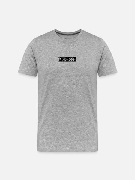 Morocco - Men's Premium Organic T-Shirt - heather grey