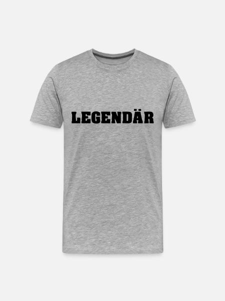 LEGENDARY - T-shirt bio Premium Homme - gris chiné