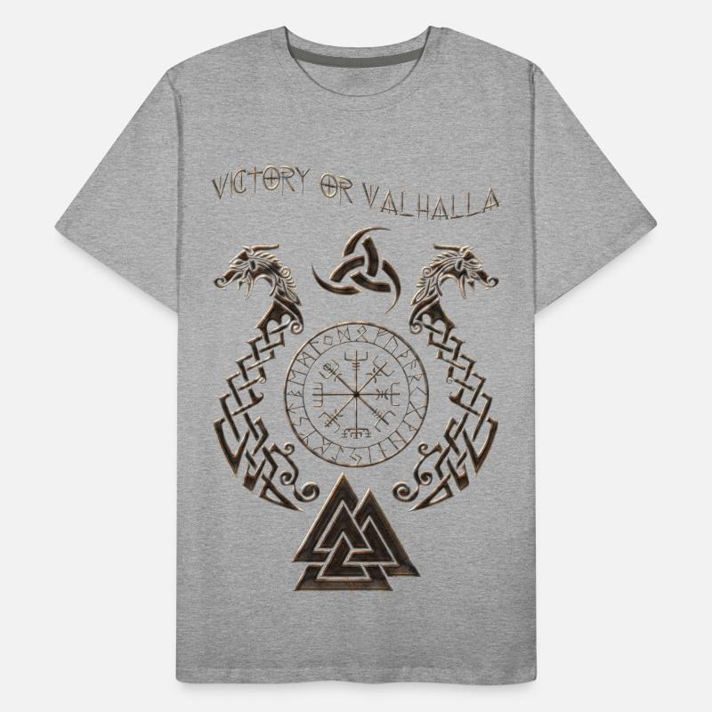 Wikinger-Symbol Männer Premium Bio T-Shirt