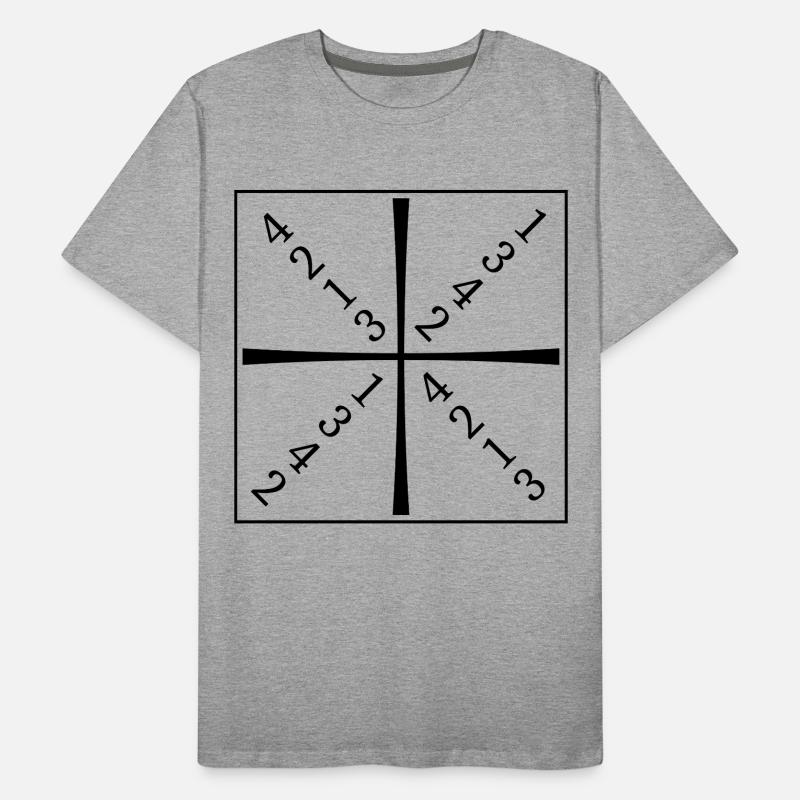 Meyer square Männer Premium Bio T-Shirt