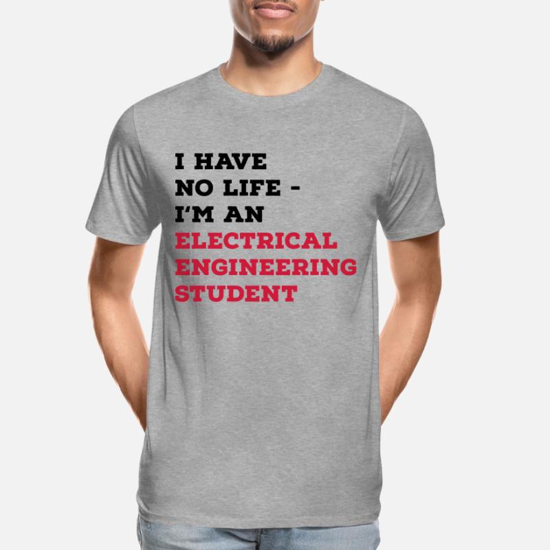 Electrical Engineering Studies Men's Premium Organic T-Shirt