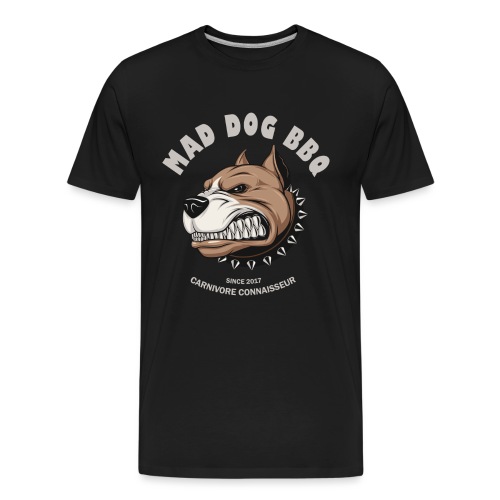 Mad Dog Barbecue (Grillshirt) - Männer Premium Bio T-Shirt