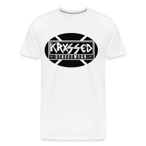 KRXSSED BASIC - Mannen premium biologisch T-shirt