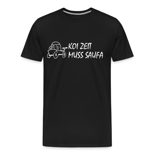 KoiZeit Saufa - Männer Premium Bio T-Shirt