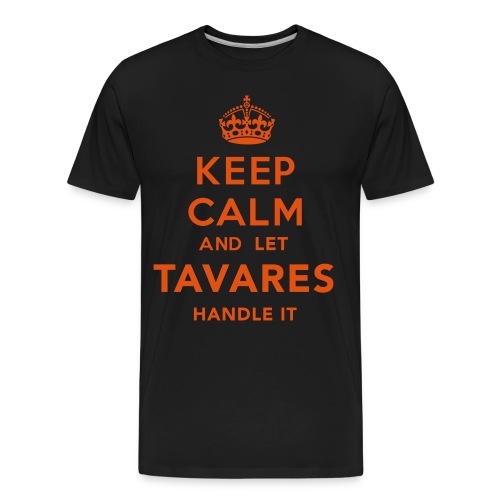 Keep Calm Tavares - Organic T-shirt Ekologisk premium-T-shirt herr