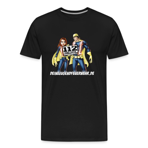 Superhelden & Logo - Männer Premium Bio T-Shirt