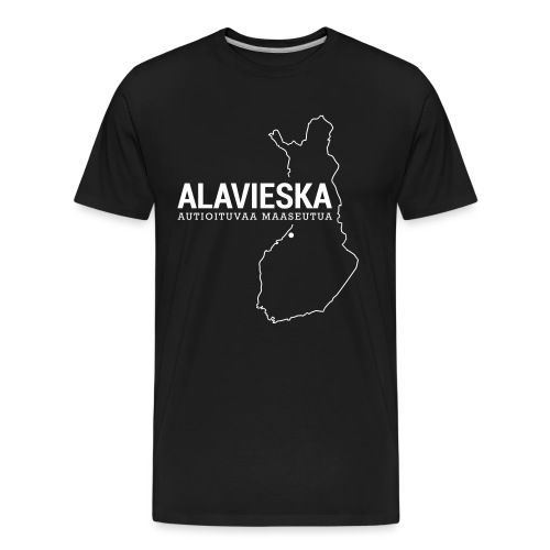 Kotiseutupaita - Alavieska - Miesten premium luomu-t-paita