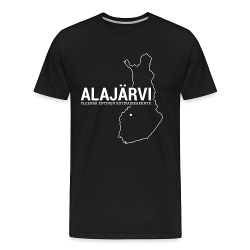 Kotiseutupaita - Alajärvi - Miesten premium luomu-t-paita