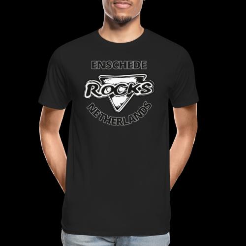 Rocks Enschede NL B-WB - Mannen premium biologisch T-shirt