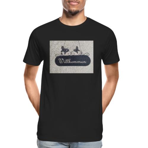 Willkommen - Men's Premium Organic T-Shirt