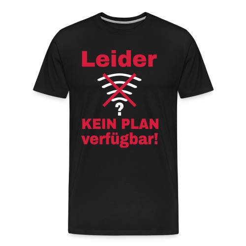Wlan Nerd Sprüche Motiv - Männer Premium Bio T-Shirt